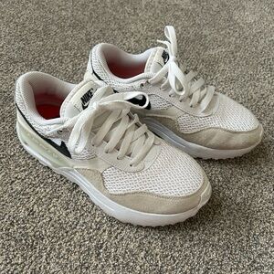 Nike White and Tan Women's Sneakers